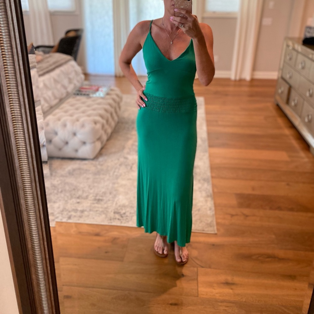 Teal midi dress Moda International